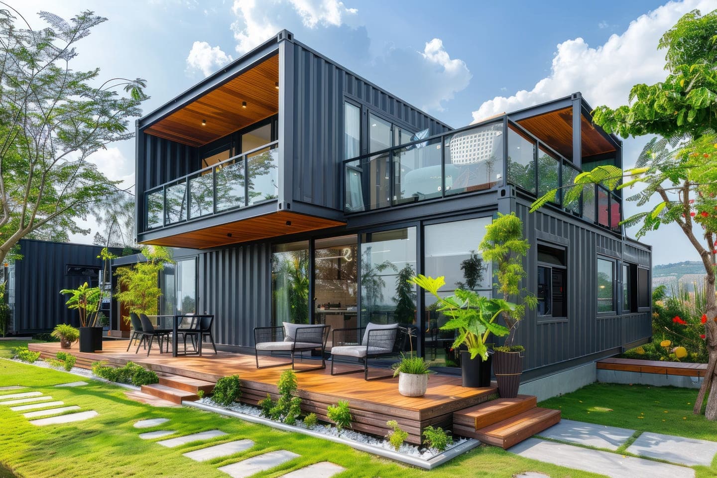 Container Open side 20 pieds